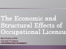 Watch Causes and Consequences of Occupational Licensing Video