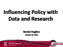 Watch Keynote: Influencing Policy with Data and Research Video