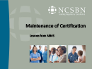 Watch Review of Proposed Changes to Maintenance of Certification (MOC) by the American Boards of Medical Specialties Video