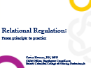 Watch Relational Regulatory Philosophy Video