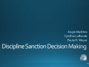 Watch Discipline Sanction Decision Making Video