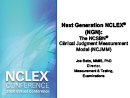 Watch Next Generation NCLEX (NGN): The NCSBN Clinical Judgment Measurement Model (NCJMM) Video