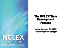 Watch The NCLEX Item Development Process Video