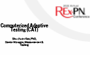 Watch Computerized Adaptive Testing (CAT) Video