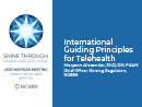 Watch International Telehealth Guiding Principles Video