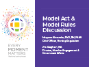 Watch Model Act and Rules Discussion Video