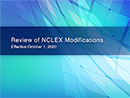 Watch Review of NCLEX Modifications Effective Oct 1, 2020 Video